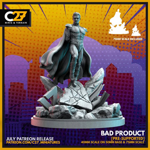 Homelander - The Boys MCP-Compatible Resin Miniature The Boys MCP-compatible resin miniature by C27 Studios - product image 1