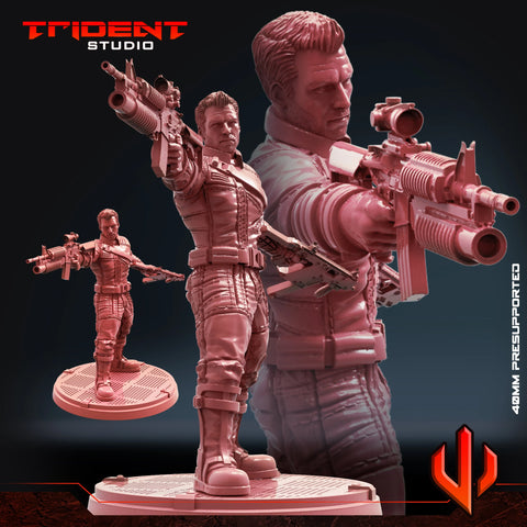 Winter Soldier 2021 - Sculpt A Marvel MCP-compatible 40mm resin proxy miniature by Trident Miniatures - product image 1