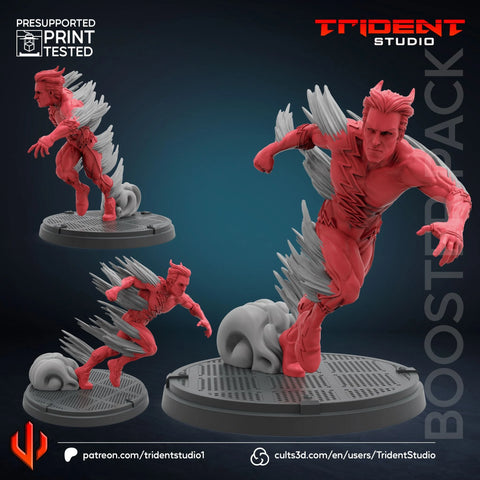 Quicksilver - Sculpt B Marvel MCP-compatible 40mm resin proxy miniature by Trident Miniatures - product image 1