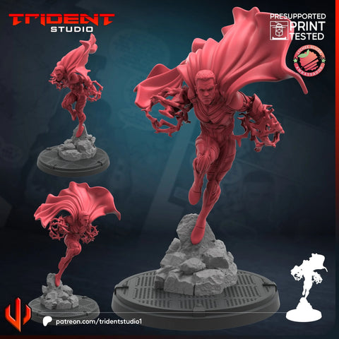 Blue Marvel Marvel MCP-compatible 40mm resin proxy miniature by Trident Miniatures - product image 1