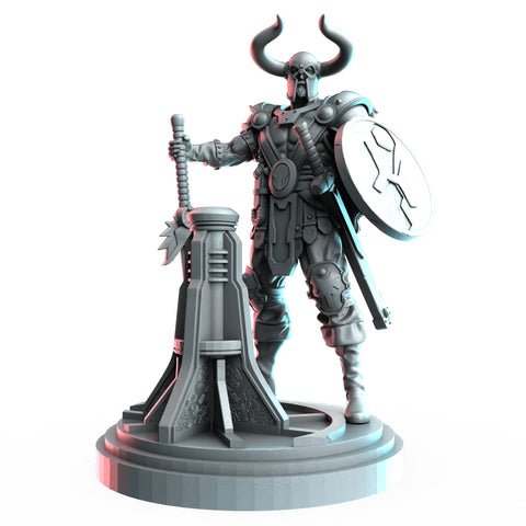 Heimdall Marvel MCP-compatible resin miniature by C27 Studios - product image 1