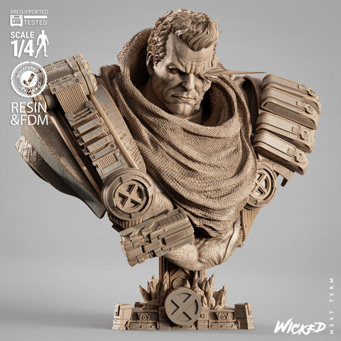 Cable 2025 Portrait Bust resin bust kit view 1