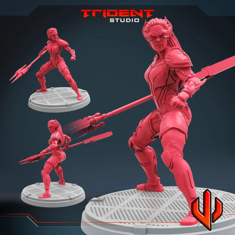 Proxima Midnight - Sculpt B Marvel MCP-compatible 40mm resin proxy miniature by Trident Miniatures - product image 1