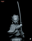 Tanjiro Resin Statue & Bust - Bust view 1