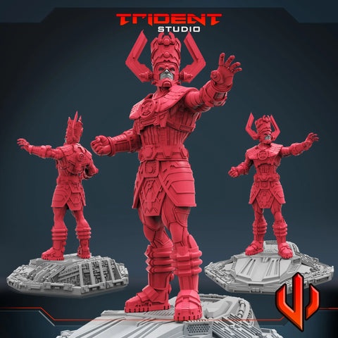 Galactus Marvel MCP-compatible 40mm resin proxy miniature by Trident Miniatures - product image 1