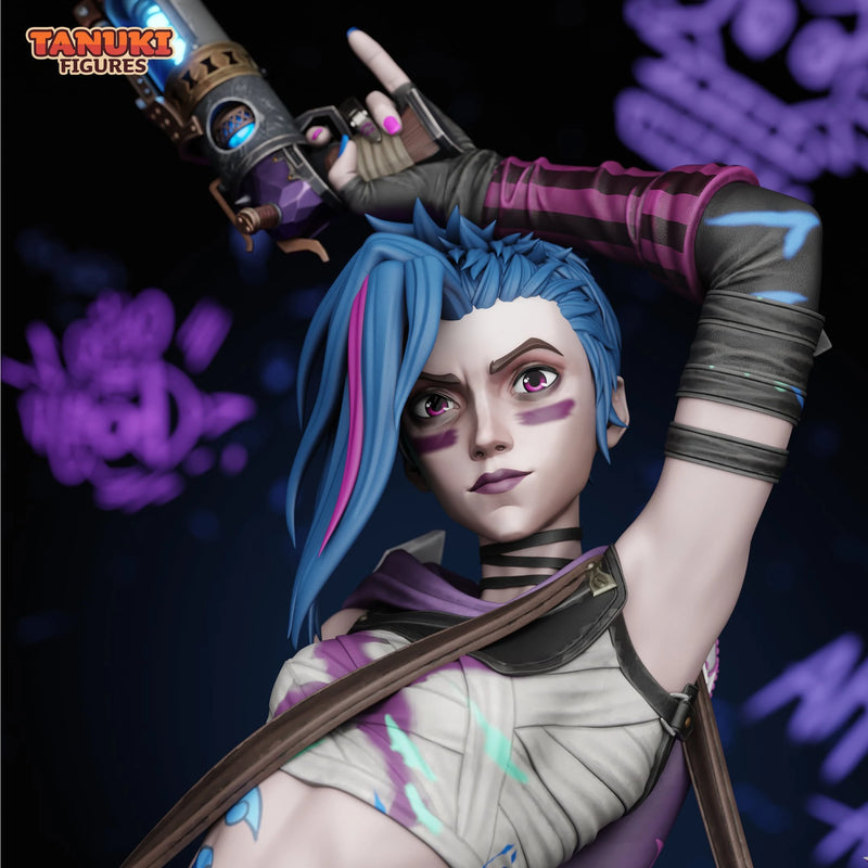 Jinx Resin Statue & Bust - Full Size view 1