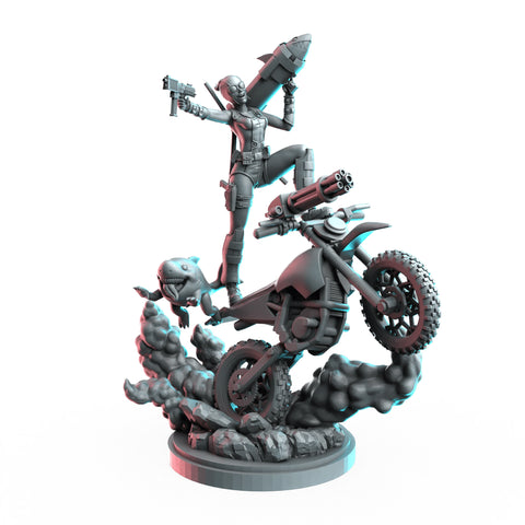 Gwenpool Marvel MCP-compatible resin miniature by C27 Studios - product image 1