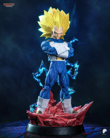 Vegeta SSJ3 Resin Statue & Bust - Full Size view 1