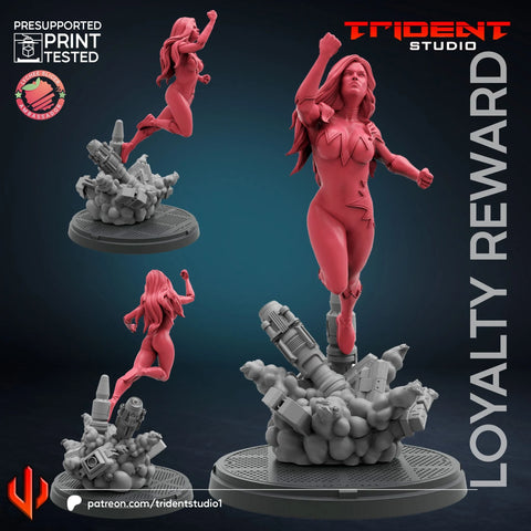 Aurora Marvel MCP-compatible 40mm resin proxy miniature by Trident Miniatures - product image 1