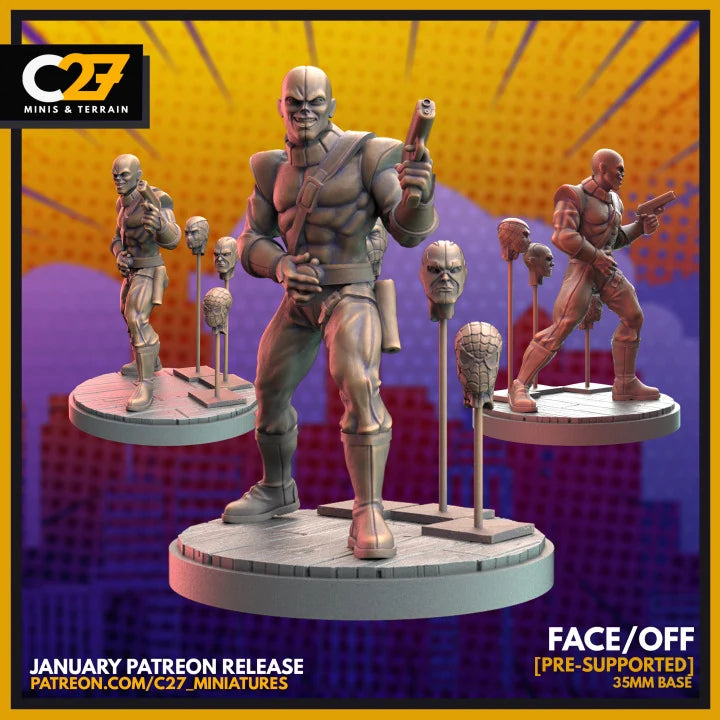 Chameleon Marvel MCP-compatible resin miniature by C27 Studios - product image 1