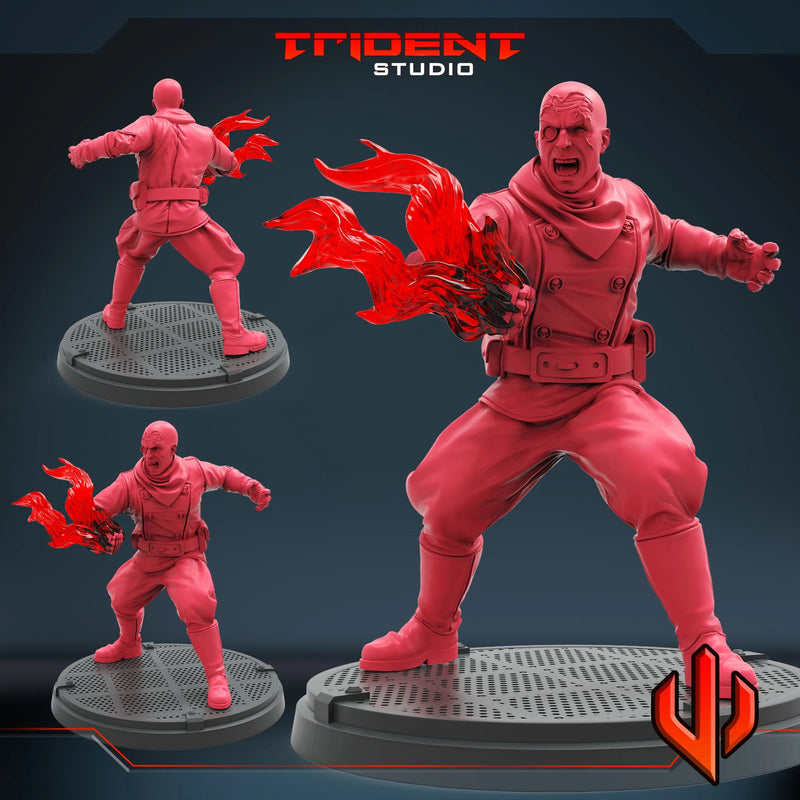 Baron Strucker - Sculpt A Marvel MCP-compatible 40mm resin proxy miniature by Trident Miniatures - product image 1