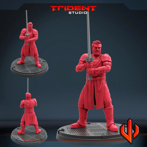 Baylan Skoll Star Wars MCP-compatible 40mm resin proxy miniature by Trident Miniatures - product image 1