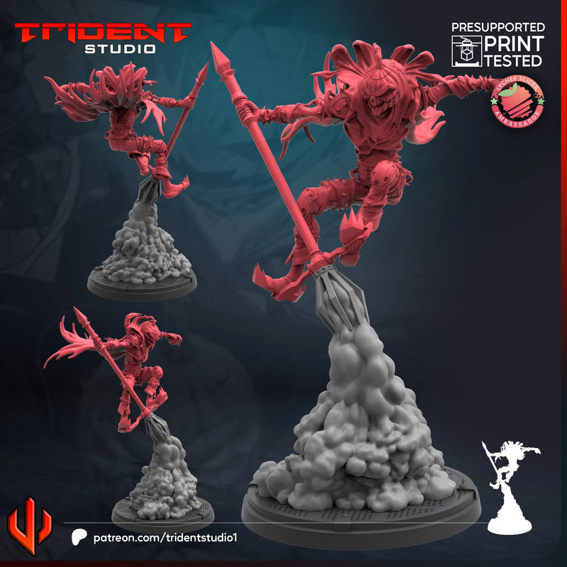 Jack O Lantern Marvel MCP-compatible 40mm resin proxy miniature by Trident Miniatures - product image 1
