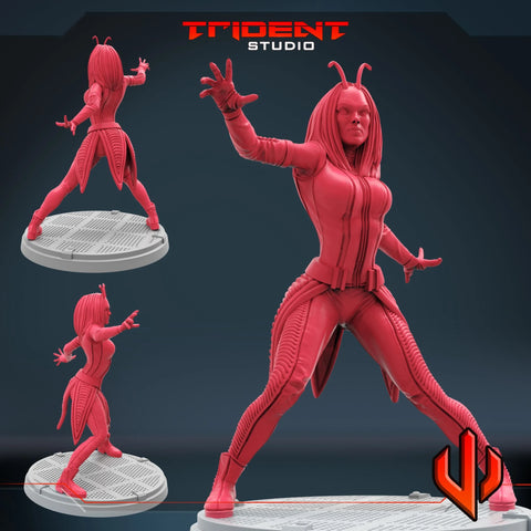 Mantis - Sculpt B Marvel MCP-compatible 40mm resin proxy miniature by Trident Miniatures - product image 1