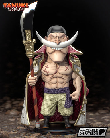 White Beard Chibi Resin Figure - Chibi view 1