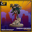 Scarlet Witch (Feb 2022 Sculpt) Marvel MCP-compatible resin miniature by C27 Studios - product image 1