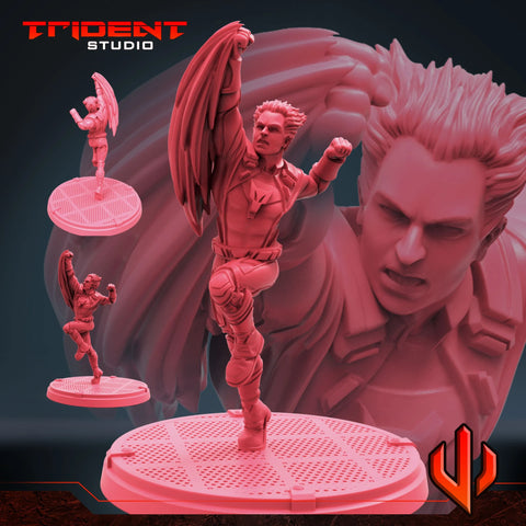 Starfox - Sculpt B Marvel MCP-compatible 40mm resin proxy miniature by Trident Miniatures - product image 1