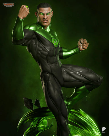 Green Lantern Resin Statue & Bust - Full Size view 1