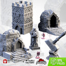 Dwarf Constructions 3D printed terrain view 1