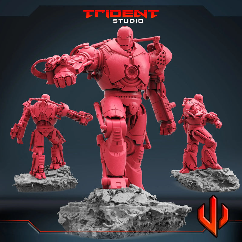 Iron Monger Marvel MCP-compatible 40mm resin proxy miniature by Trident Miniatures - product image 1