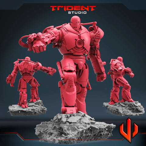 Iron Monger Marvel MCP-compatible 40mm resin proxy miniature by Trident Miniatures - product image 1