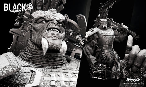 Cull Obsidian Bust resin bust kit view 1