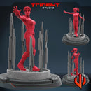 Jean Grey X-Men 2000 Movie Marvel MCP-compatible 40mm resin proxy miniature by Trident Miniatures - product image 1