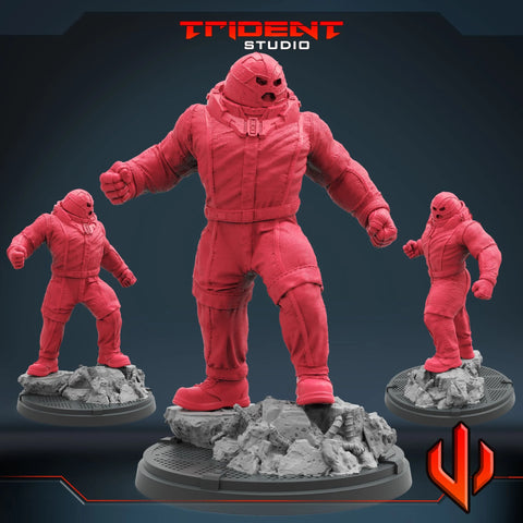 Juggernaut Deadpool 2 Miniature Marvel MCP-compatible 40mm resin proxy miniature by Trident Miniatures - product image 1