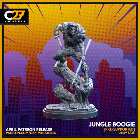 Kraven Marvel MCP-compatible resin miniature by C27 Studios - product image 1