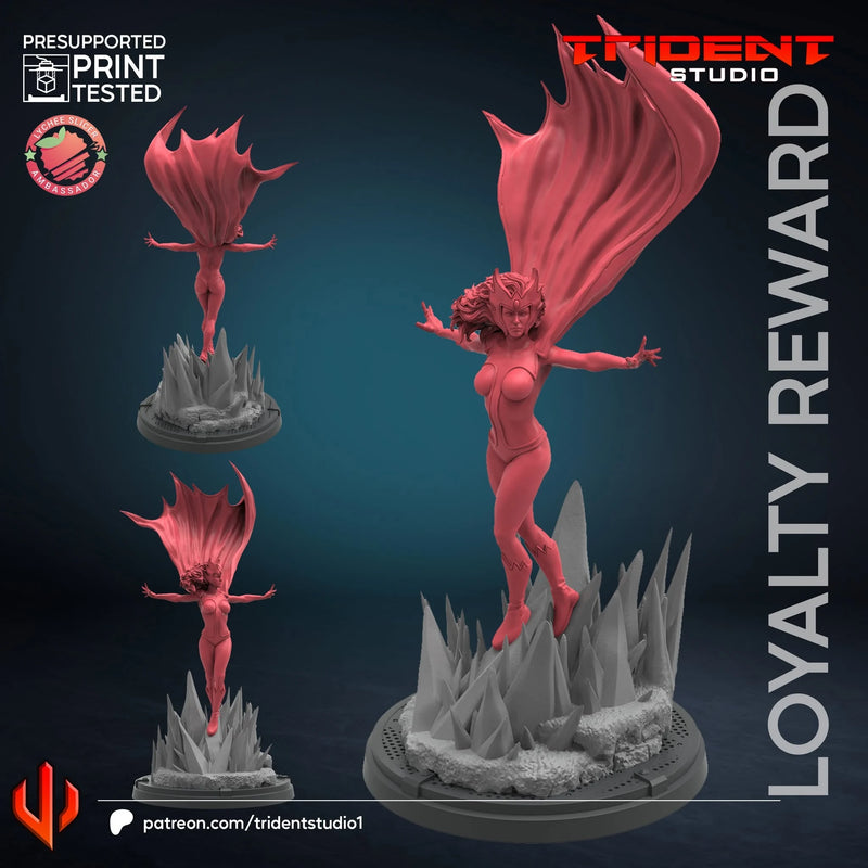 Snow Bird Marvel MCP-compatible 40mm resin proxy miniature by Trident Miniatures - product image 1