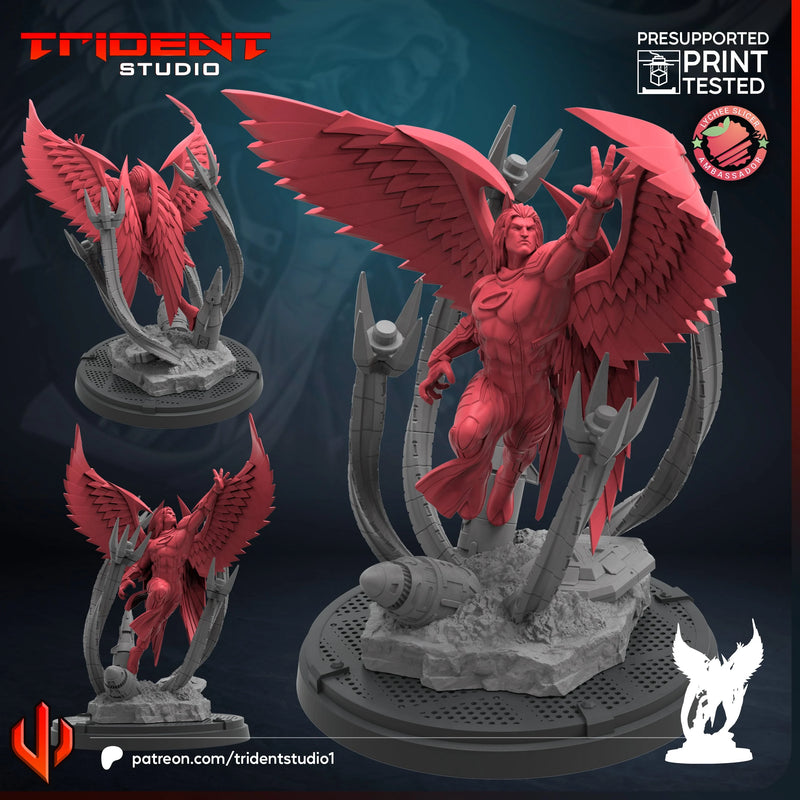 Angel Marvel MCP-compatible 40mm resin proxy miniature by Trident Miniatures - product image 1