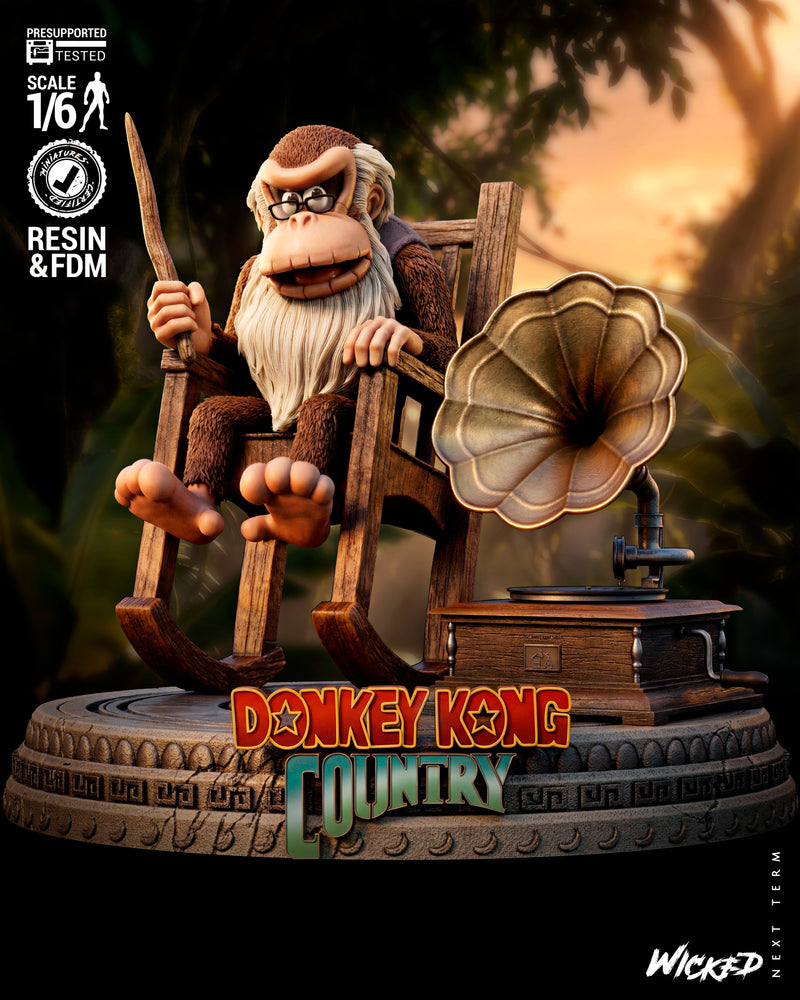Cranky Sculpture resin statue kit view 1