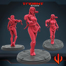 Black Mamba Marvel MCP-compatible 40mm resin proxy miniature by Trident Miniatures - product image 1