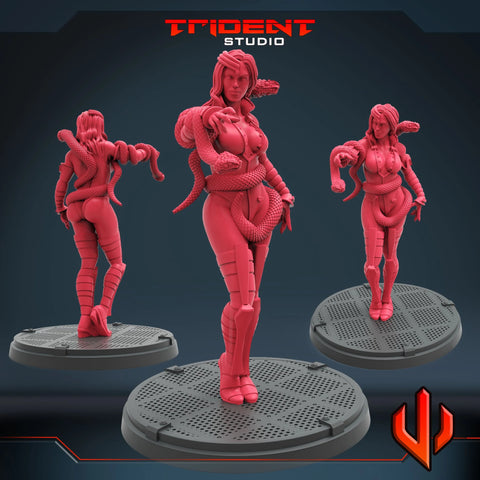Black Mamba Marvel MCP-compatible 40mm resin proxy miniature by Trident Miniatures - product image 1