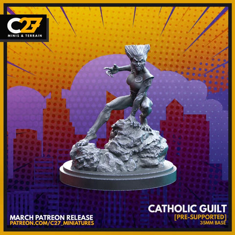 Feral Marvel MCP-compatible resin miniature by C27 Studios - product image 1