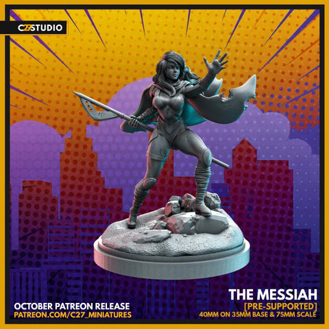 Hope Summers Marvel MCP-compatible resin miniature by C27 Studios - product image 1
