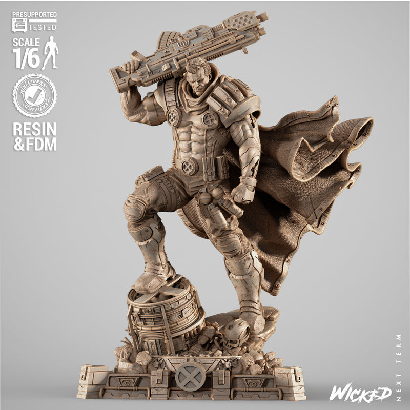 Cable 2025 Sculpture resin statue kit view 1
