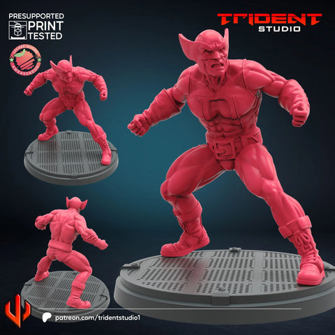Demolition Man Marvel MCP-compatible 40mm resin proxy miniature by Trident Miniatures - product image 1