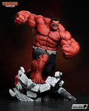 Red Hulk Resin Statue & Bust - Full Size view 1