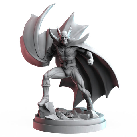 Nighthawk Marvel MCP-compatible resin miniature by C27 Studios - product image 1