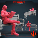 Stan Lee - Sculpt B Marvel MCP-compatible 40mm resin proxy miniature by Trident Miniatures - product image 1