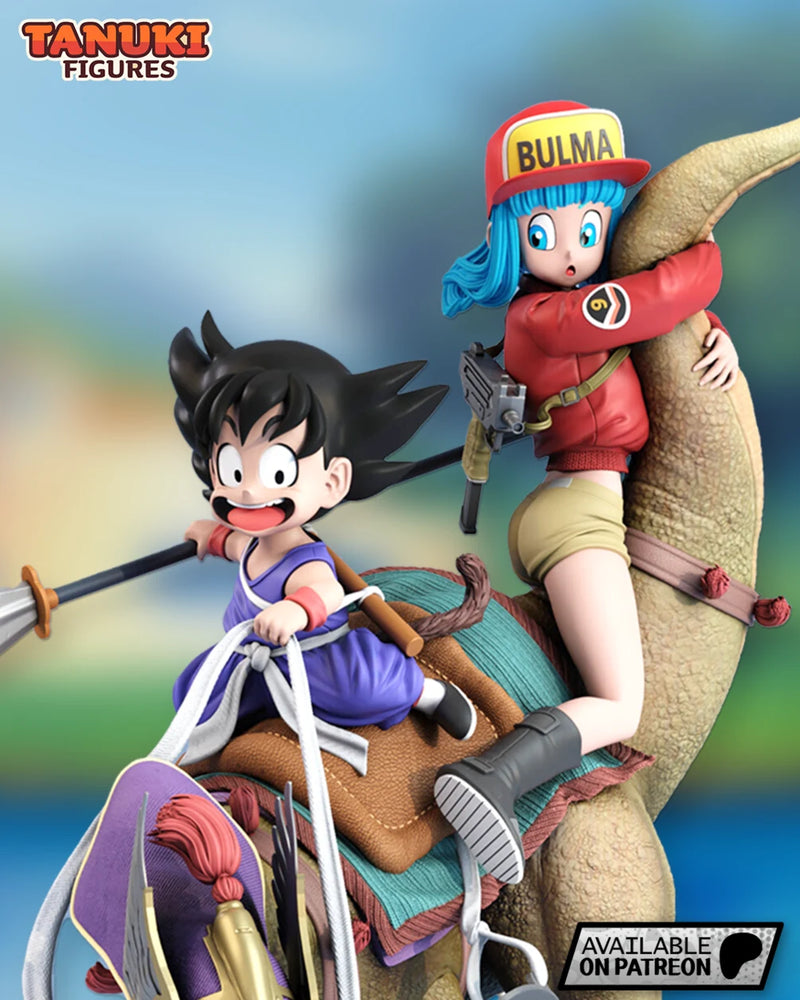 Goku and Bulma Resin Diorama - Diorama view 1