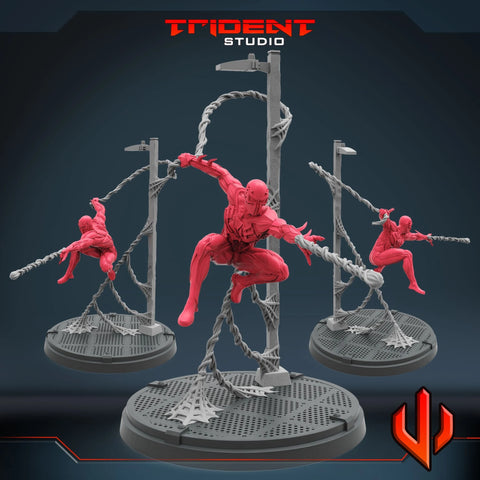 Spider-Man Darksuit Marvel MCP-compatible 40mm resin proxy miniature by Trident Miniatures - product image 1