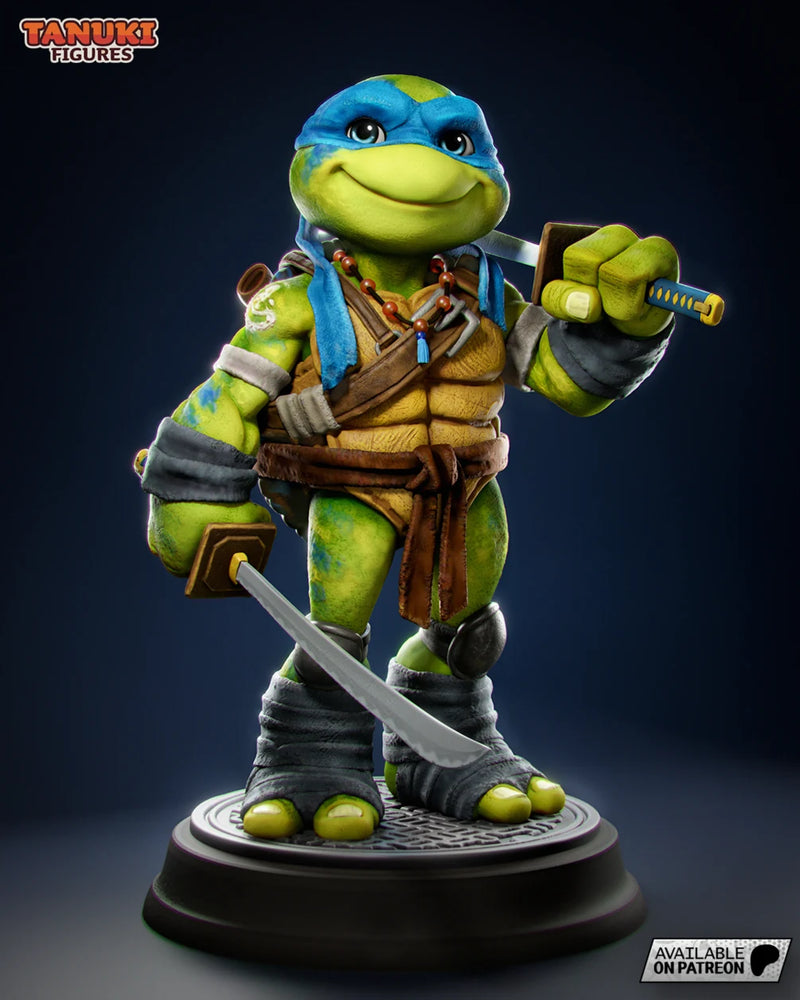 Leonardo Toon Resin Figure - Toon view 1