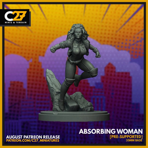 Rogue Marvel MCP-compatible resin miniature by C27 Studios - product image 1