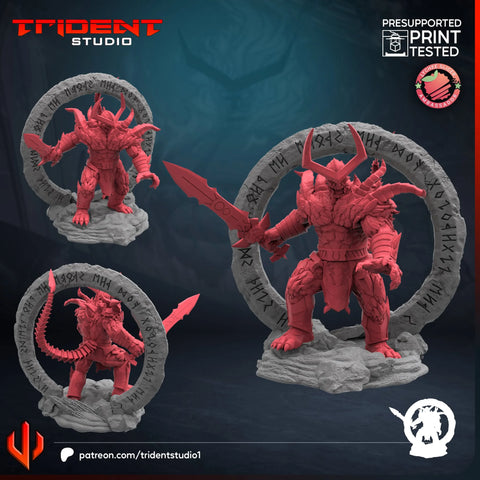 Surtur Marvel MCP-compatible 40mm resin proxy miniature by Trident Miniatures - product image 1