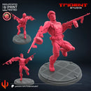Classic Bucky Barnes Marvel MCP-compatible 40mm resin proxy miniature by Trident Miniatures - product image 1