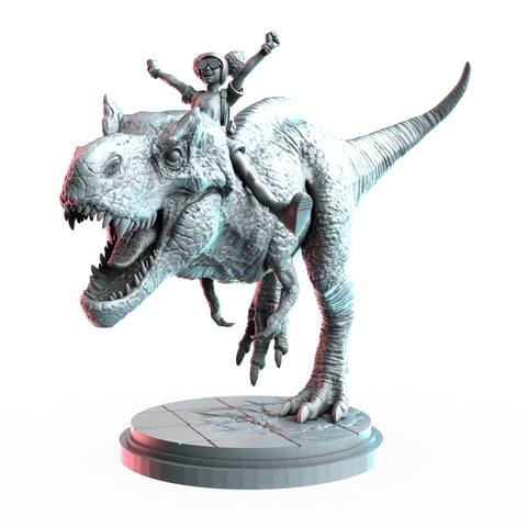 Moon Girl & Devil Dinosaur Marvel MCP-compatible resin miniature by C27 Studios - product image 1