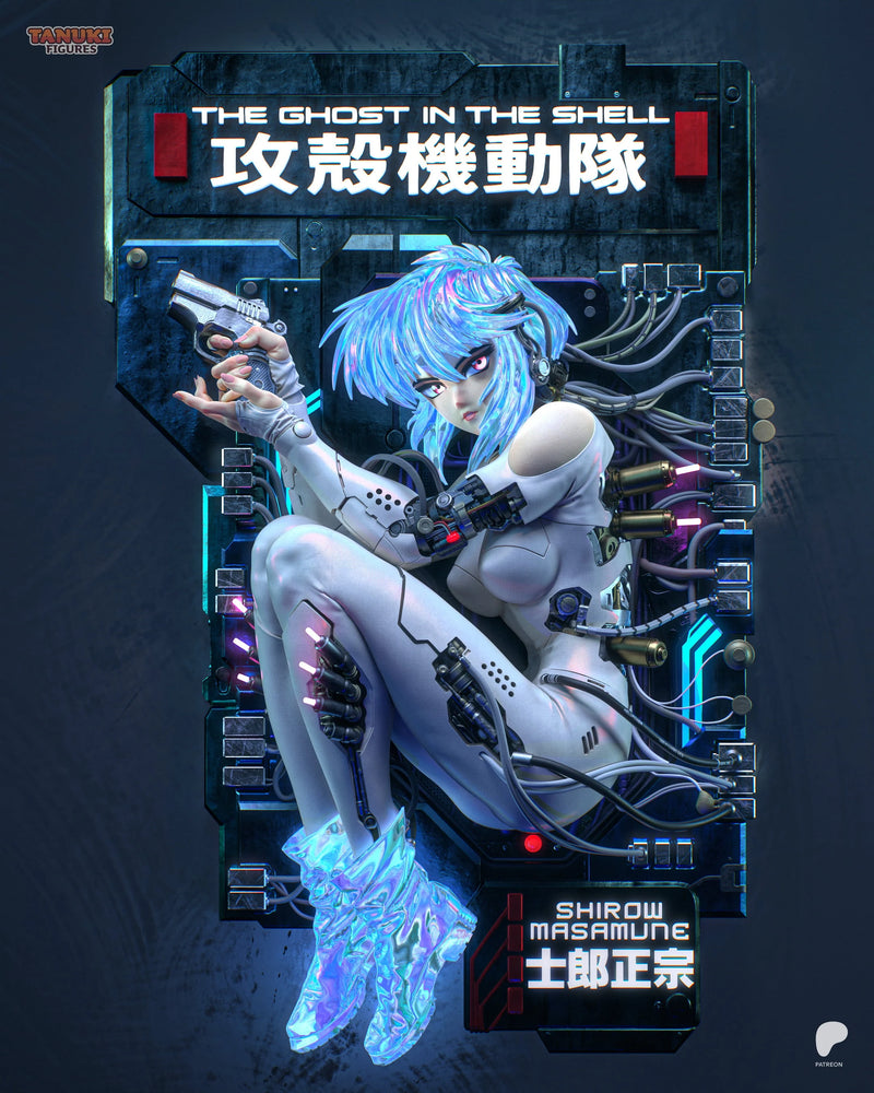 Motoko Resin Statue & Bust - Full Size view 1