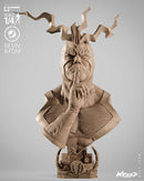 Black Bolt Portrait Bust resin bust kit view 1